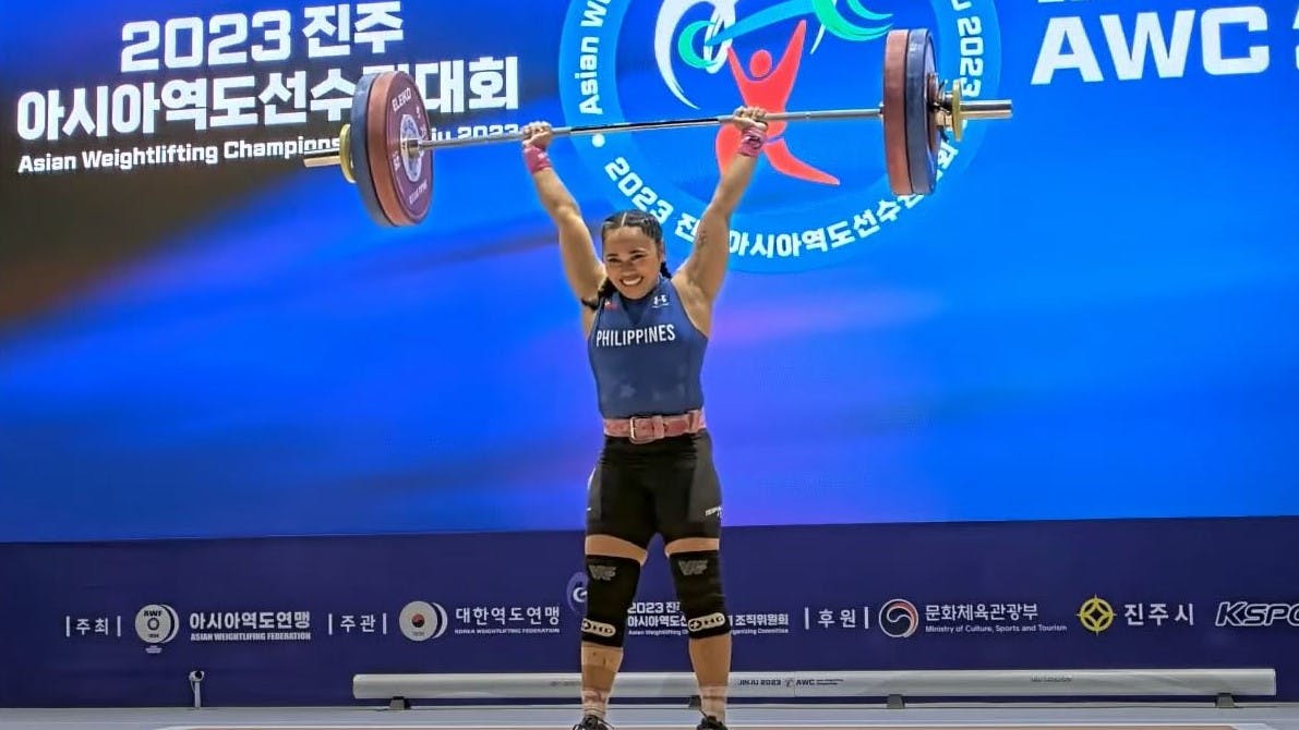 Hidilyn Diaz solid in 59 kg debut, just misses podium finish in Asian Weightlifting Championships 